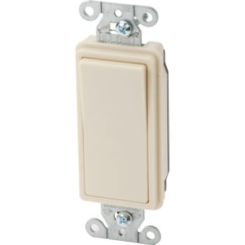 Image for Hubbell-PRO 20 Amp 120/277 VAC Hospital-Grade 2-Position Decorator Switch (Ivory) from HD Supply