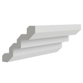 Image for Cnc Cabinetry Luxor Royal Crown Molding Rcrms, 96"l X 3.125"h, Shaker Misty Grey from HD Supply