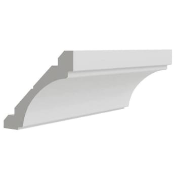 Image for Cnc Cabinetry Luxor Royal Crown Molding Rcrmc, 96"l X 3.125"h, Shaker Misty Grey from HD Supply