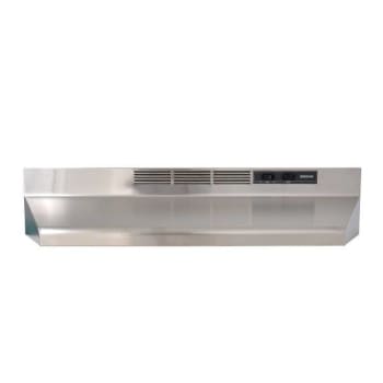 Image for Broan 30 Inch Convertible Under Cabinet Range Hood, 230 Max Blower Cfm, Stainless Steel from HD Supply