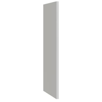 Cnc Cabinetry Luxor Wall End Skin, 0.25"w X 42"h X 11.25"d, Shaker Misty Grey