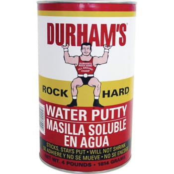 Image for Durhams 00004 4Lb Can Rock Hard Water Putty, Case Of 6 from HD Supply