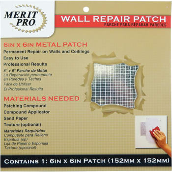 Merit Pro 03205 6 X 6 Wall Repair Patch Case Of 12 Hd Supply