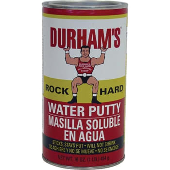 Image for Durhams 00001 1Lb Can Rock Hard Water Putty, Case Of 12 from HD Supply
