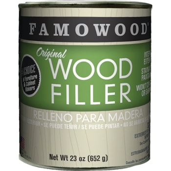 Famowood 36021128 Pt Oak Wood Filler, Case Of 12