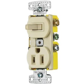 Image for Hubbell-Pro 15 Amp/120 Vac 2-Position Combination Switch from HD Supply