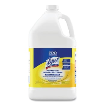 Image for Professional Lysol Brand Disinfectant Deodorizing Cleaner Lemon Case Of 4 from HD Supply