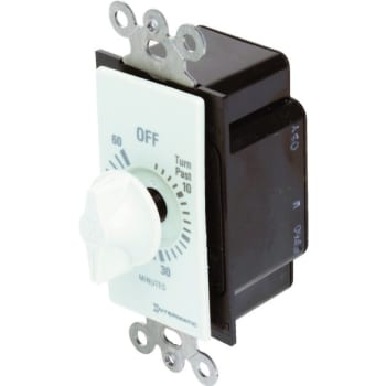 Image for Intermatic 30 Minute 1-Gang Spring-Wound Time Switch (White) from HD Supply