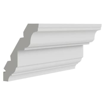Image for Cnc Cabinetry Luxor Royal Crown Molding Rcrm, 96"lx3.5"hx2.5"d Shaker Misty Grey from HD Supply