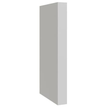 Cnc Cabinetry Luxor Column, 3"w X 34.5"h X 30"d, Shaker Misty Grey