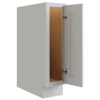 Image for Cnc Cabinetry Luxor 1-Door Base Cabinet, Full Height, Right, 9" Shaker White from HD Supply
