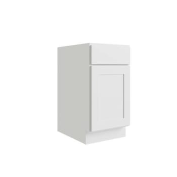 Image for Cnc Cabinetry Luxor Waste Basket Cabinet, 18"w X 24"d, Shaker White from HD Supply