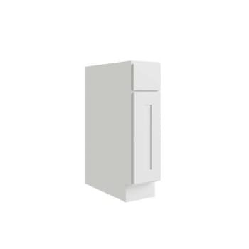 Image for Cnc Cabinetry Luxor 12" Base Cabinet, Ada Height, Left Hinge, Shaker White from HD Supply
