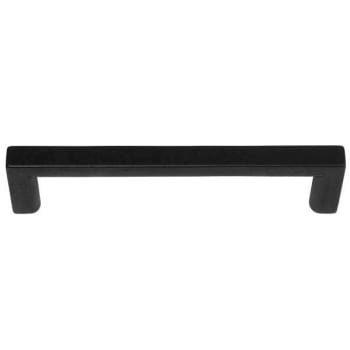 Seasons 5.03 in. Center-to-Center Rectangle Matte Black Drawer Pulls (5-Pack)