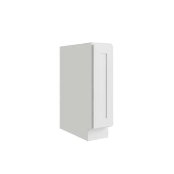 Image for Cnc Cabinetry Luxor 1-Door Base Cabinet, Full Height, Left, 9" Shaker White from HD Supply