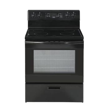 Seasons® 5.2 Cu. Ft. Freestanding Electric Range, Glass Top, Black