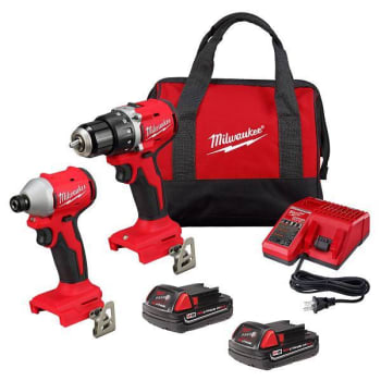 Image for Milwaukee M18™ Compact Brushless 2-Tool Combo Kit from HD Supply