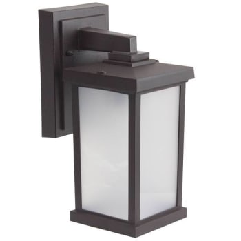Image for Liteco Hutton Small Wall Fixture With Photocell And Motion Sensor, Bronze from HD Supply