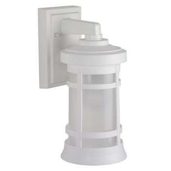 Image for Liteco Highland Small Wall Fixture With Photocell And Motion Sensor, White from HD Supply