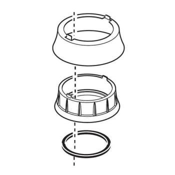 Image for Delta Trim Ring, Base And Gasket Model Rp60979ar from HD Supply