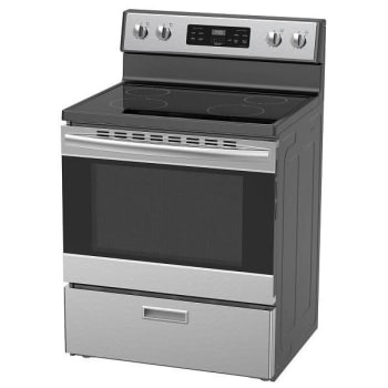 Image for Seasons® 5.2 Cu. Ft. Freestanding Electric Range, Glass Top, Stainless Steel from HD Supply