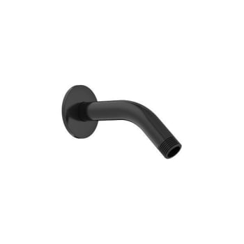 Image for Niagara 6-Inch Stainless Steel Shower Arm With Flange In Matte Black from HD Supply