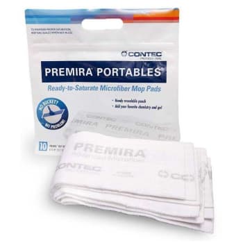 Image for Contec Premira Portables™ Saturate-On-Demand Microfiber Mop Pads 5x19 Case Of 28 from HD Supply