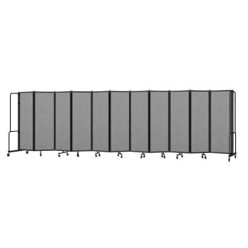 Image for National Public Seating Room Divider 6'h 11 Sections Grey Panels from HD Supply