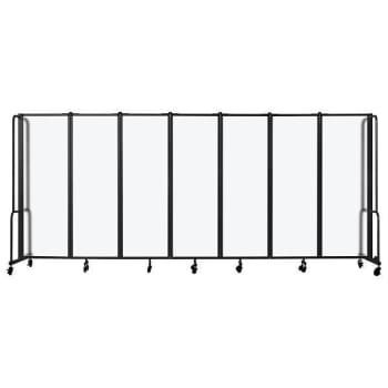 Image for National Public Seating Room Divider 6'h 7 Sections Frosted Panels from HD Supply