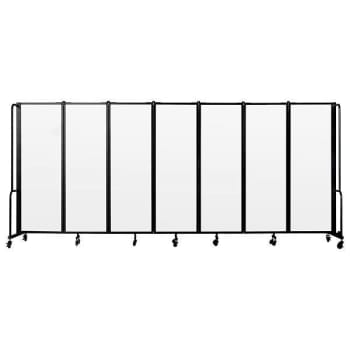 National Public Seating Room Divider 6'h 7 Sections Whiteboard Panels