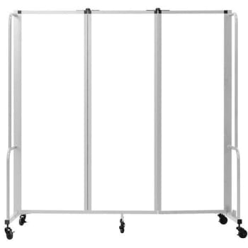 Image for National Public Seating Room Divider 6'h 3 Sections Whiteboard Panels Grey from HD Supply