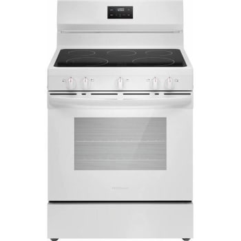 Image for Frigidaire 30-In Glass Top 5 Element 5.3-Cu Ft Freestanding Electric Range, White from HD Supply