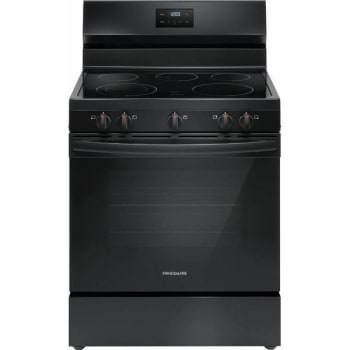 Image for Frigidaire 30-In Glass Top 5 Burners 5.3-Cu Ft Freestanding Electric Range Black from HD Supply