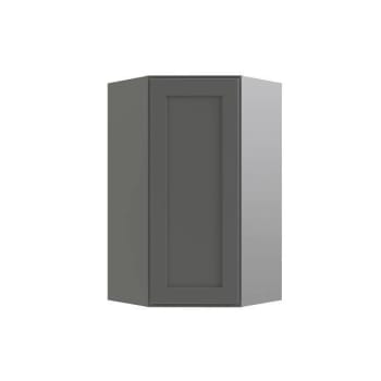 Image for Cnc Cabinetry Luxor Diagonal Corner Wall Cabinet, 27"w X 36"h, Shaker Misty Grey from HD Supply