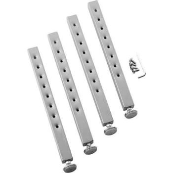 National Public Seating Titan Stool Adjustable Legs, 2 Sets -4 Legs Package Of 2