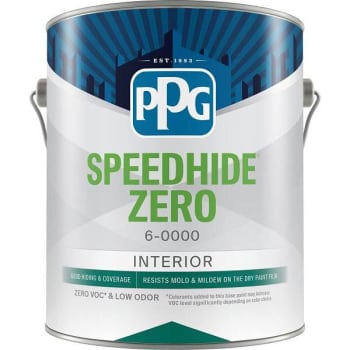 Ppg Architectural Finishes Speedhide® Zero Latex Satin Paint, Neutral, 1 Gallon