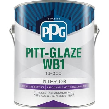 Ppg Architectural Finishes Pitt-Glaze® Epoxy Eggshell Paint, Midtone, 1 Gallon
