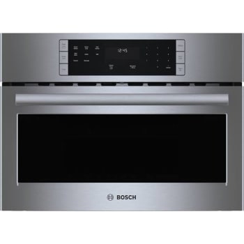Image for Bosch 500 Series 27 Inch 1.6 Cubic Feet Built-In Microwave In Stainless Steel from HD Supply