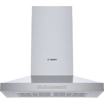 Image for Bosch 500 Series, 30 Inch Pyramid Style Canopy Wall Hood, 600 Cfm from HD Supply