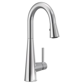 Image for Moen Sleek Chrome One-Handle High Arc Bar Faucet from HD Supply