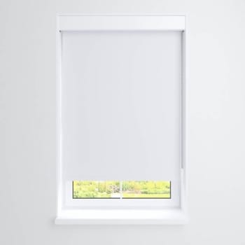 Image for Fabtex® Manual Roller Shade For Windows 60"-72"W x 72"H Blackout Snow White from HD Supply