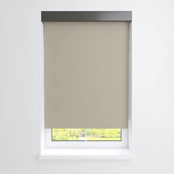 Image for Fabtex® Manual Roller Shade For Windows 60"-72"W x 60"H Blackout Dune from HD Supply