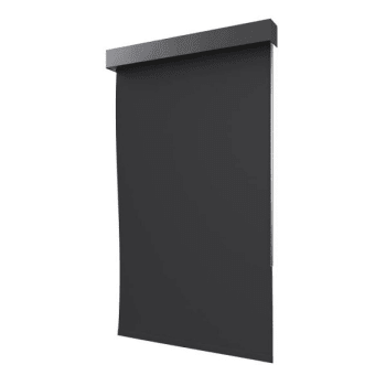 Image for Fabtex® Manual Roller Shade For Windows 12"-24"W x 60"H Blackout Tusk from HD Supply