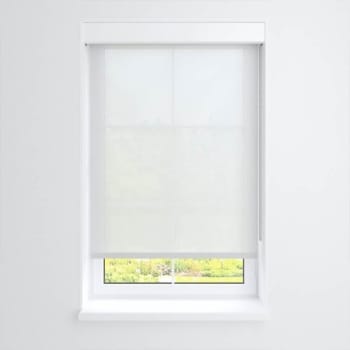 Fabtex® Manual Roller Shade For Windows 60"-72"w X 72"h 5% Ivory