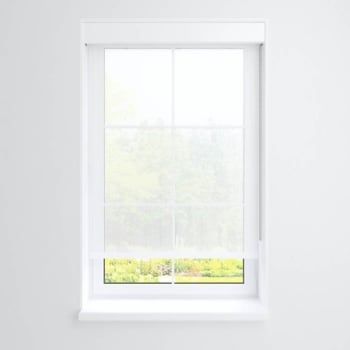 Image for Fabtex® Manual Roller Shade For Windows 60"-72"W x 72"H Finelines White from HD Supply