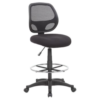 Image for Boss Commercial Grade Mesh-Back Armless Drafting Chair from HD Supply
