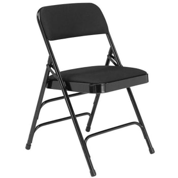 Image for National Public Seating® 2300 Series Folding Chair, Fabric, Black, Package Of 4 from HD Supply