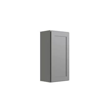 Image for Cnc Cabinetry Luxor 1-Door Wall Cabinet, 9"w X 36"h X 12"d, Shaker Misty Grey from HD Supply