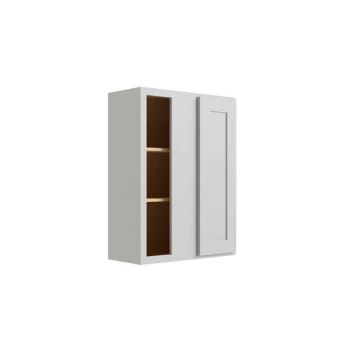 Cnc Cabinetry Luxor Blind Wall Cabinet, 27"w X 36"h X 12"d, Shaker Espresso