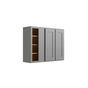 Image for Cnc Cabinetry Luxor Blind Wall Cabinet, 39"w X 42"h X 12"d, Shaker Misty Grey from HD Supply